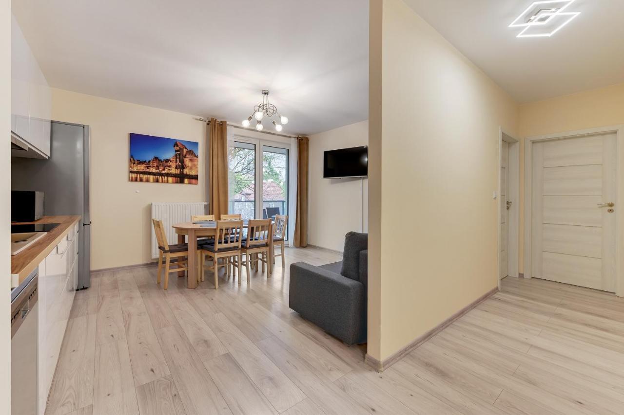Gdansk Centrum - Apartament 3 - Pokojowy Z Duzym Tarasem מראה חיצוני תמונה