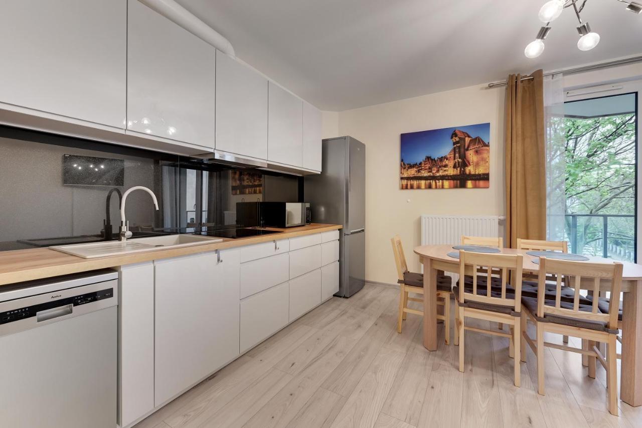 Gdansk Centrum - Apartament 3 - Pokojowy Z Duzym Tarasem מראה חיצוני תמונה