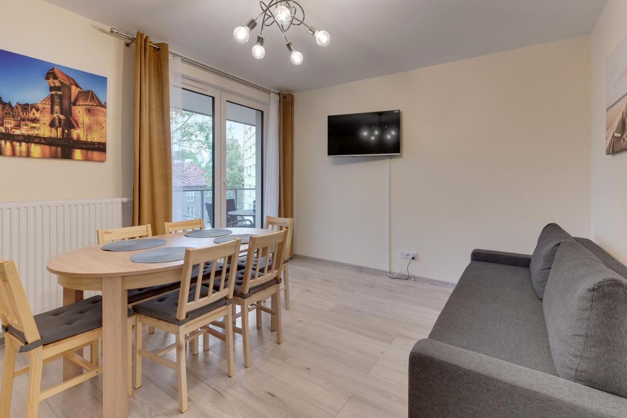 Gdansk Centrum - Apartament 3 - Pokojowy Z Duzym Tarasem מראה חיצוני תמונה