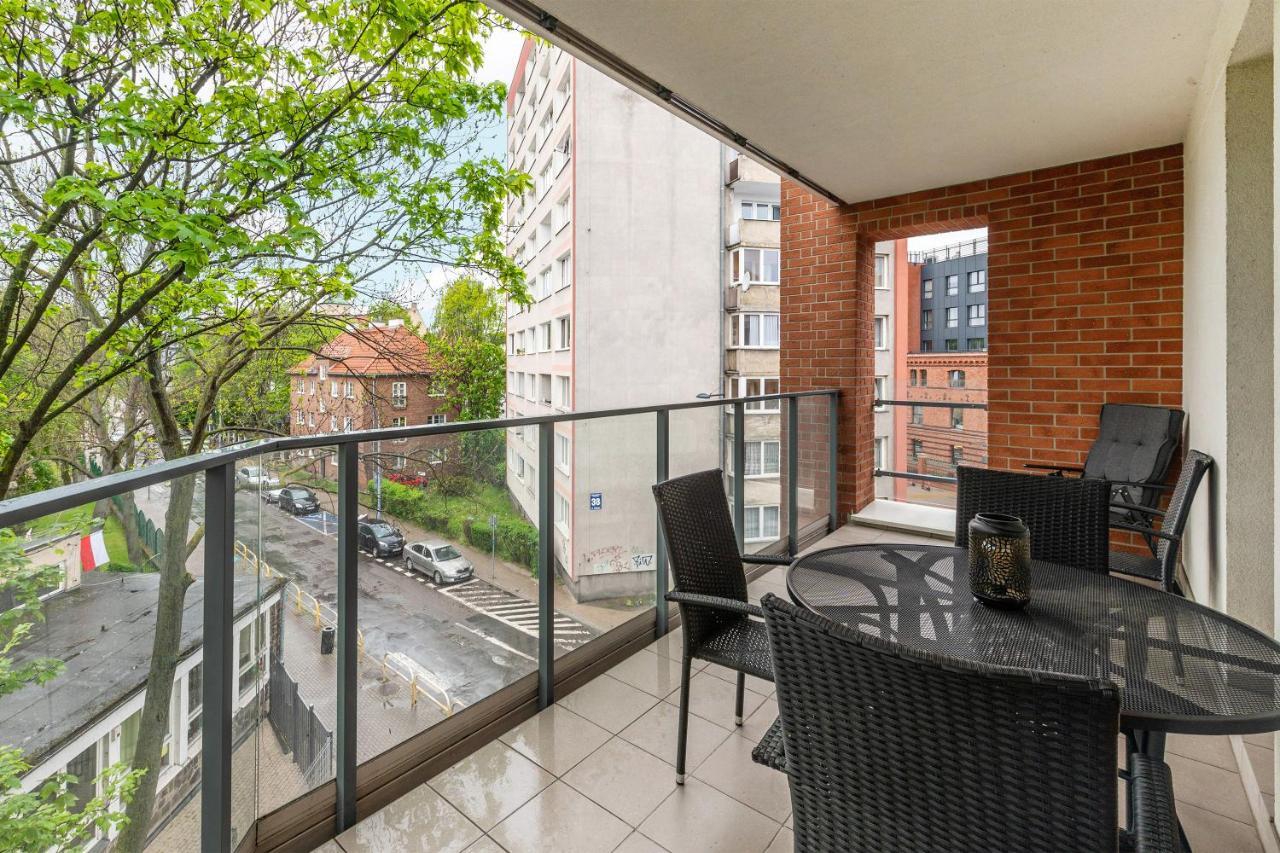 Gdansk Centrum - Apartament 3 - Pokojowy Z Duzym Tarasem מראה חיצוני תמונה