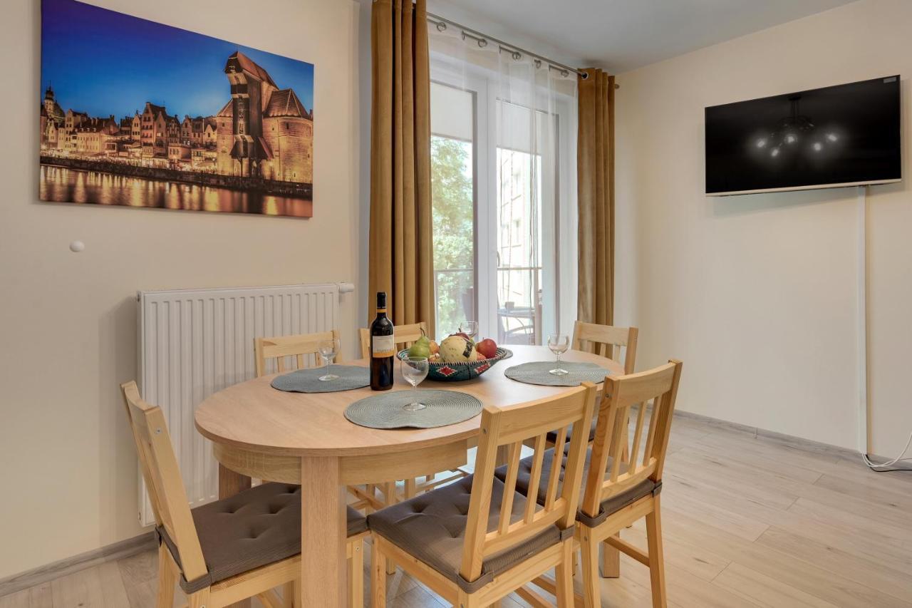Gdansk Centrum - Apartament 3 - Pokojowy Z Duzym Tarasem מראה חיצוני תמונה